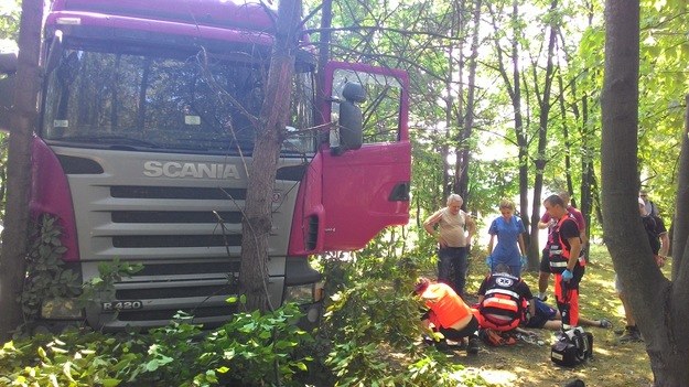 Wypadek w Krakowie kilka dni temu był spowodowany zasłabnięciem kierowcy z powodu upału /INTERIA.PL