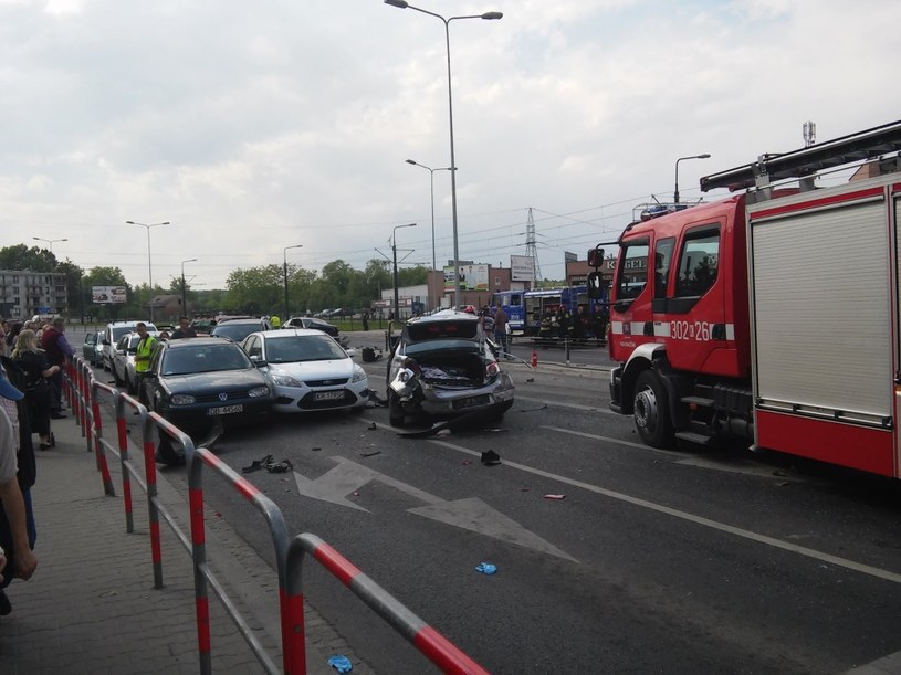 Wypadek w Krakowie /INTERIA.PL