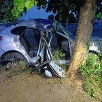 Wypadek w Lesznie. 5 młodych ludzi trafiło do szpitala