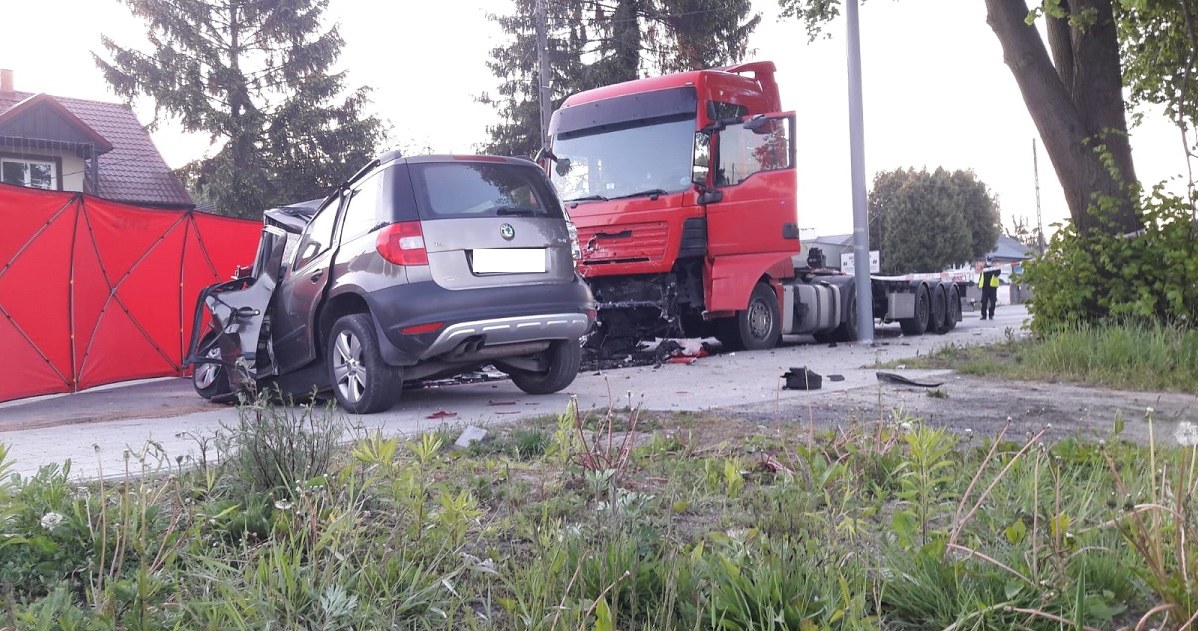 Wypadek w Łodzi /Policja