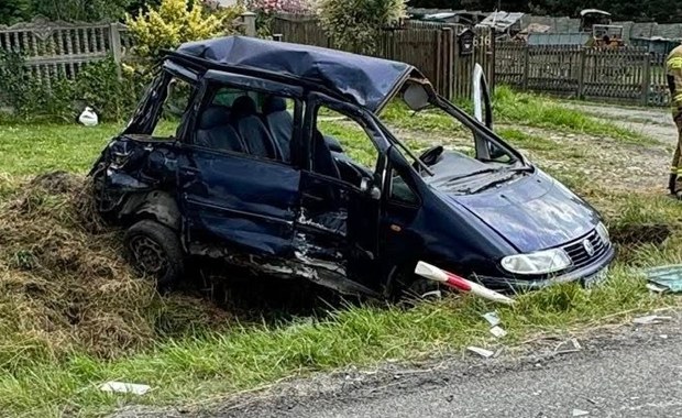 Wypadek w Małopolsce. Dwie osoby w szpitalach, w tym 8-latek