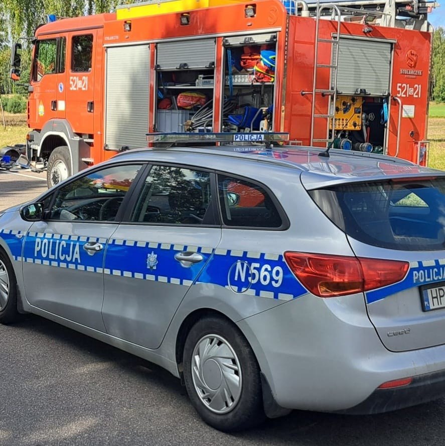 Wypadek w Mirotkach /Komenda Powiatowa Policji w Starogardzie Gdańskim /Policja