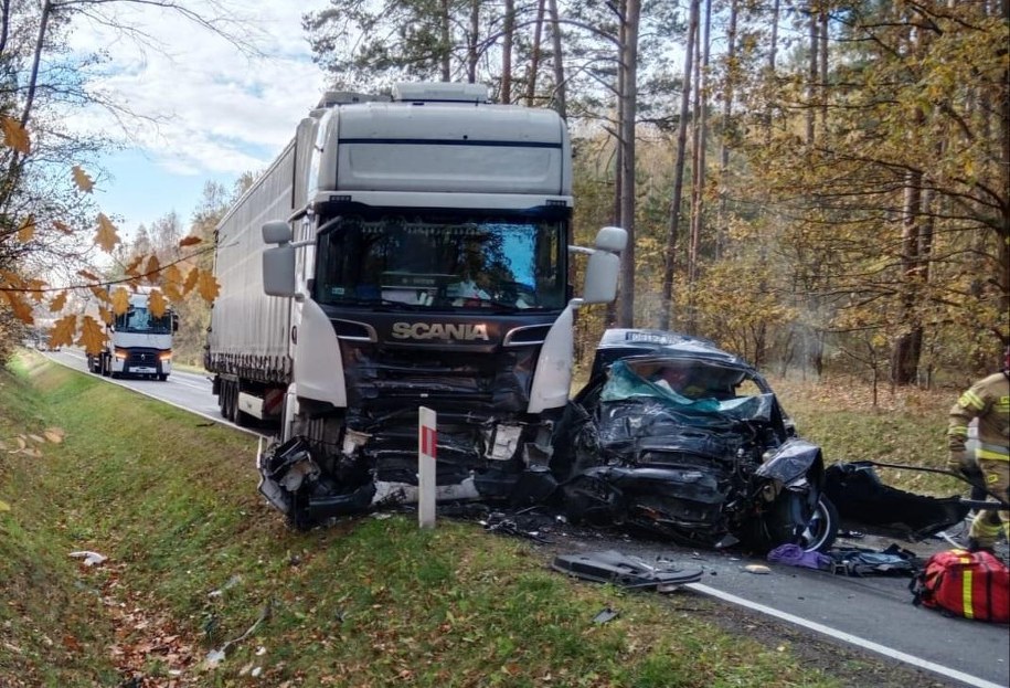 Wypadek w Opolskiem /fot. Sebastian Grzeszczyszyn /Gorąca Linia RMF FM