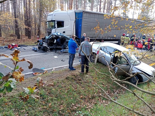 Wypadek w Opolskiem /fot. Sebastian Grzeszczyszyn /Gorąca Linia RMF FM