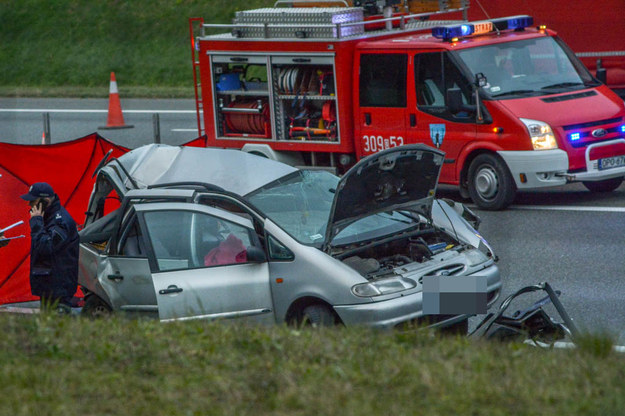 Wypadek w Opolskiem /fot. Sebastian Grzeszczyszyn /Gorąca Linia RMF FM