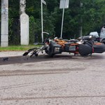 Wypadek w Piasecznie. Nie żyje motocyklista