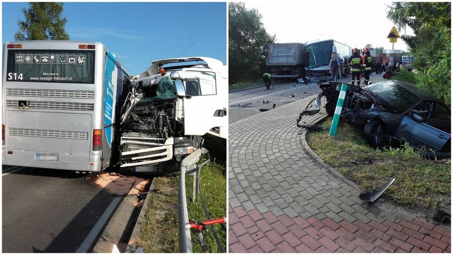 Wypadek w Piotrkowicach /Gorąca Linia RMF FM /RMF FM