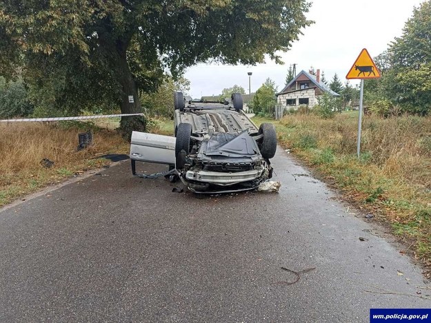 Wypadek w powiecie działdowskim /warmińsko-mazurska policja /