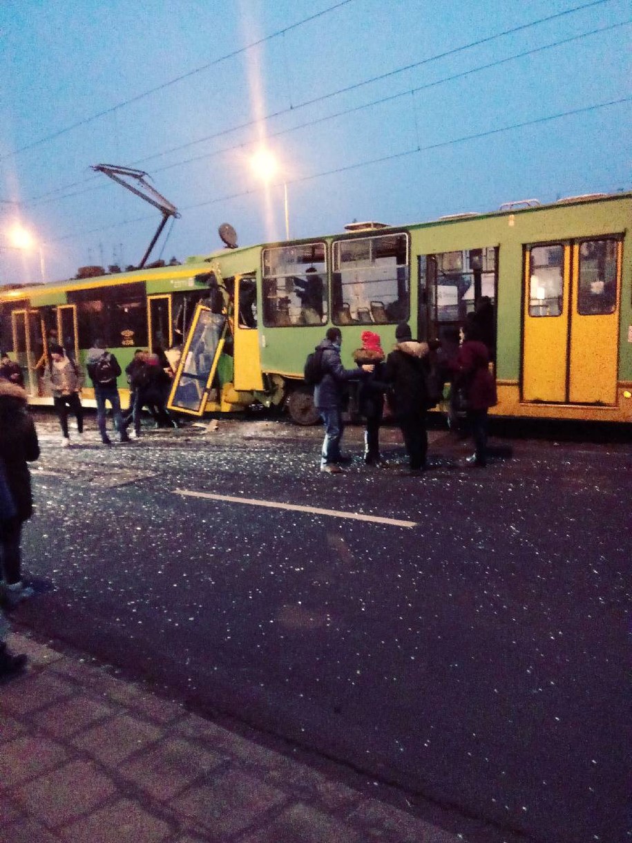 Wypadek w Poznaniu /Gorąca Linia RMF FM /Gorąca Linia RMF FM