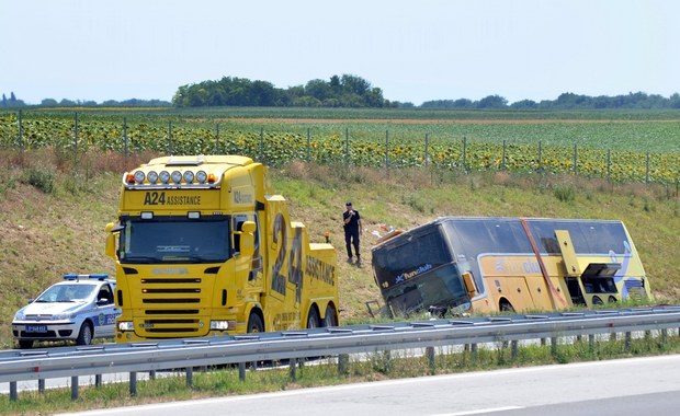 Wypadek w Serbii. Pasażer autokaru: "Poobijany, ale cały i szczęśliwy"