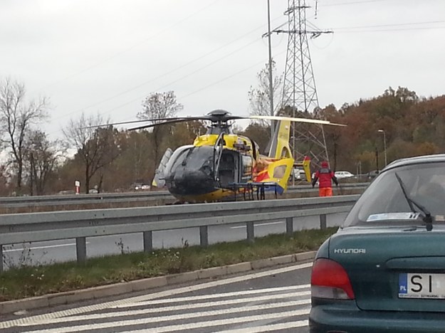 Wypadek w Siewierzu /foto. Michał /Gorąca Linia RMF FM