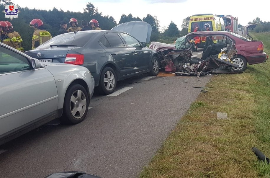 Wypadek w Sitnie /Lubelska Policja /Policja