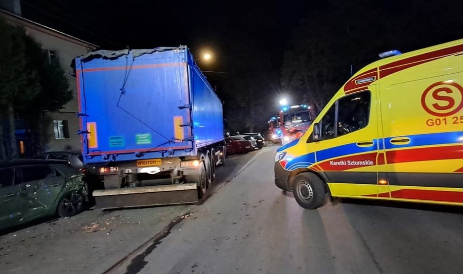 Wypadek w Sztumie /Ochotnicza Straż Pożarna w Postolinie   /RMF24