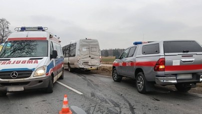 Wypadek w Wielkopolsce. Troje dzieci pod opieką ratowników