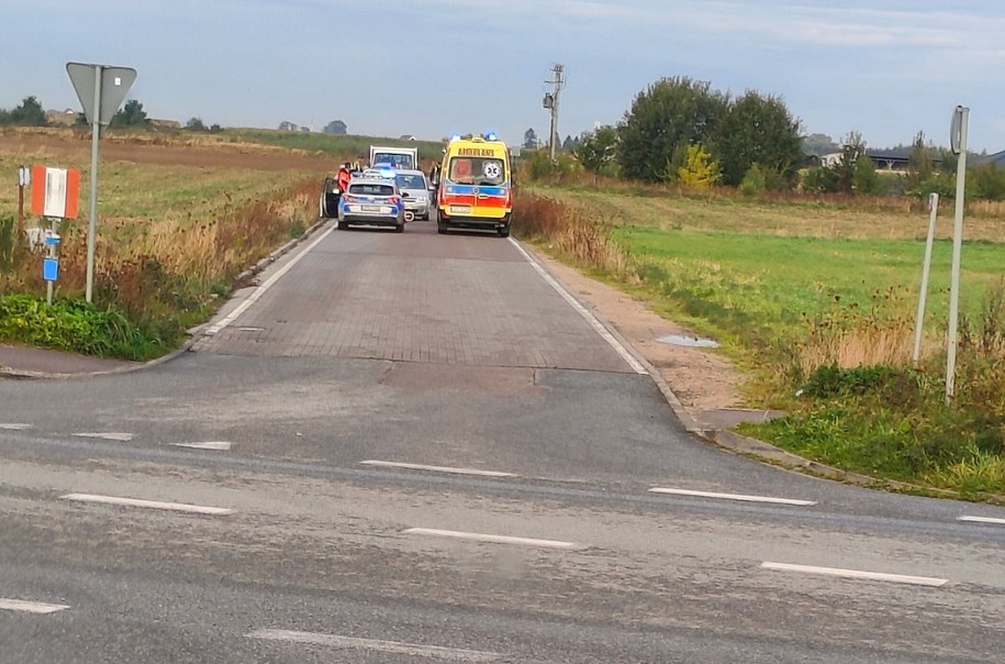 Wypadek w województwie pomorskim /Gorąca Linia RMF FM