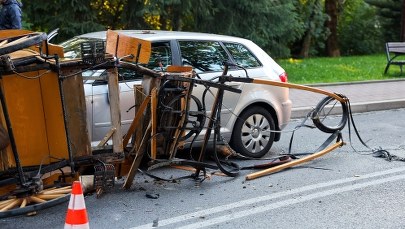 Wypadek w Zakopanem. Dorożka zderzyła się z osobówkami
