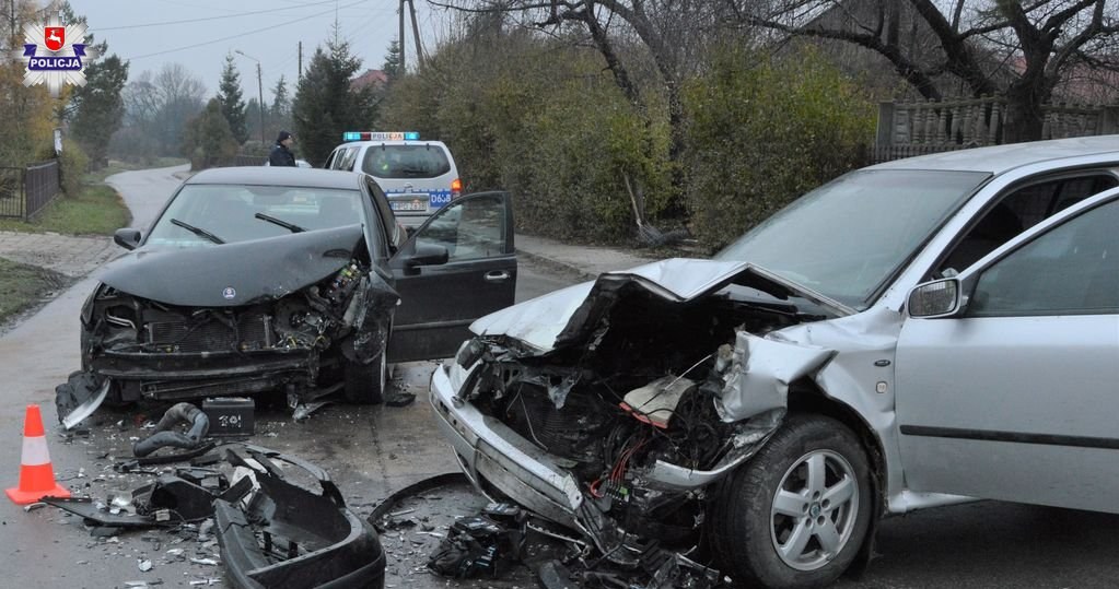 Wypadek wyglądał groźnie, ale nikt nie odniósł poważnych obrażeń /Informacja prasowa