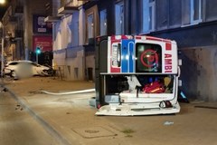 Wypadek z udziałem ambulansu w Lublinie