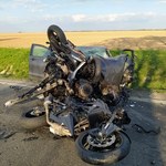 Wypadek z udziałem dwóch motocyklistów - obaj nie posiadali uprawnień