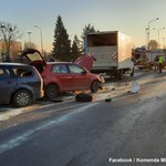 Wypadek z udziałem karetki pogotowia w Łodzi. Cztery osoby ranne