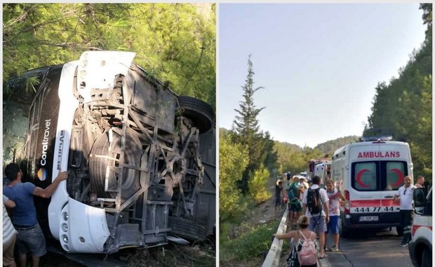 Wypadek z udziałem polskich turystów w Turcji. W szpitalu trzy osoby, ich stan jest stabilny