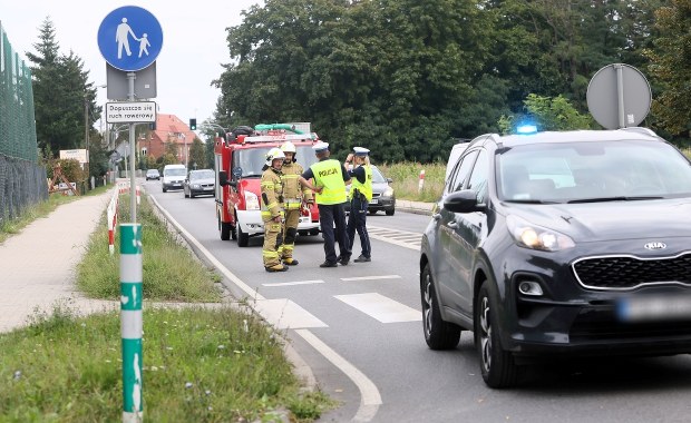Wypadek z udziałem rowerzysty. Samochodem kierowała minister zdrowia
