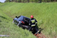 Wypadek z udziałem samochodu BOR 