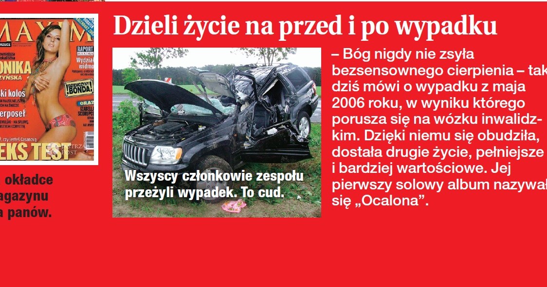 Wypadek zmienił wszystko! /- /Dobry Tydzień