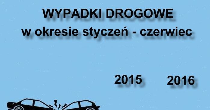 Wypadki drogowe /Informacja prasowa