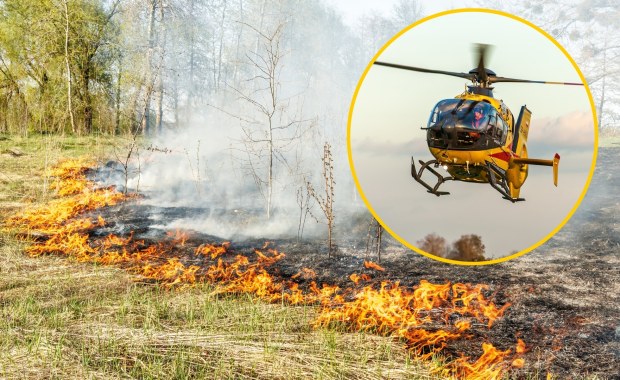 ​Wypalał trawę lub śmieci. 50-latek zginął w wyniku pożaru