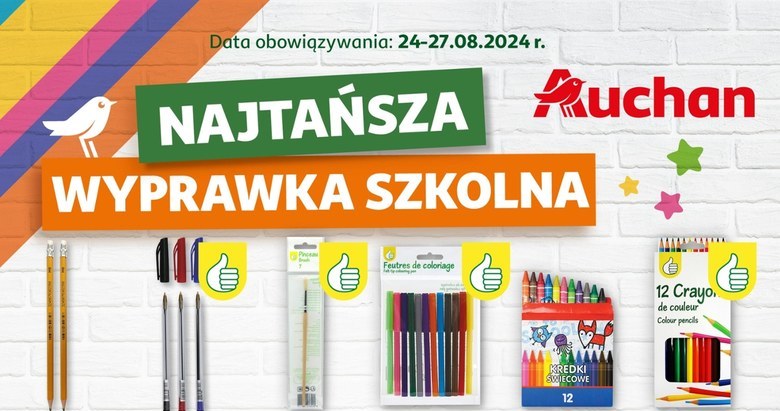 Wyprawka szkolna w Auchan /Auchan /INTERIA.PL