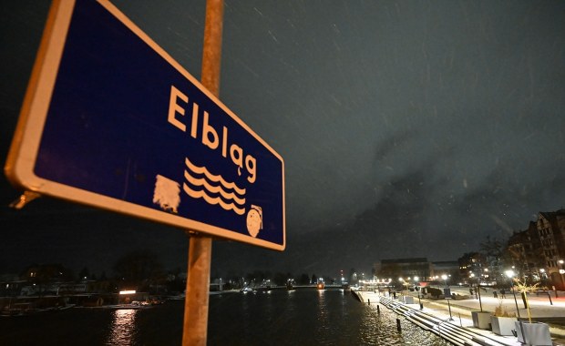 ​Wyrwa w wale przeciwpowodziowym pod Elblągiem