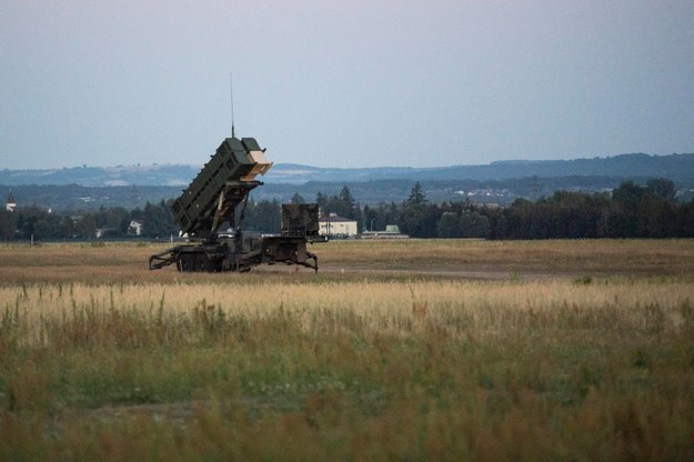 Wyrzutnia rakiet Patriot broni lotniska Rzeszów-Jasionka /CHRISTOPHE GATEAU / DPA  /PAP
