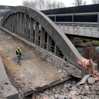 Wysadzanie mostu w Kielcach