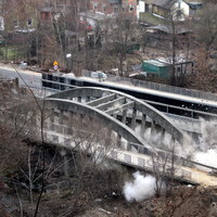 Wysadzanie mostu w Kielcach