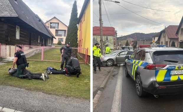 Wysadzony bankomat, strzały podczas pościgu. Polacy zatrzymani na Słowacji