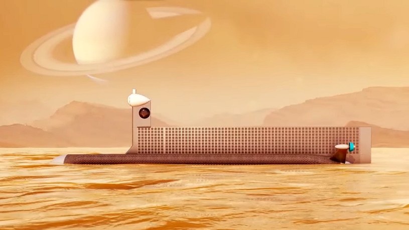 Wysłaliśmy helikopter na Marsa, a teraz wyślemy łódź podwodną na Tytana [FILM] /Geekweek