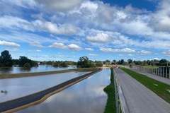 Wysoka woda w powiecie oświęcimskim. Galeria