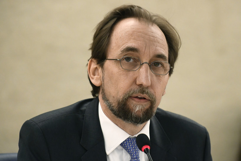 Wysoki Komisarz Narodów Zjednoczonych ds. Praw Człowieka Zeid Ra'ad Al-Hussein /Alain Grosclaude /AFP