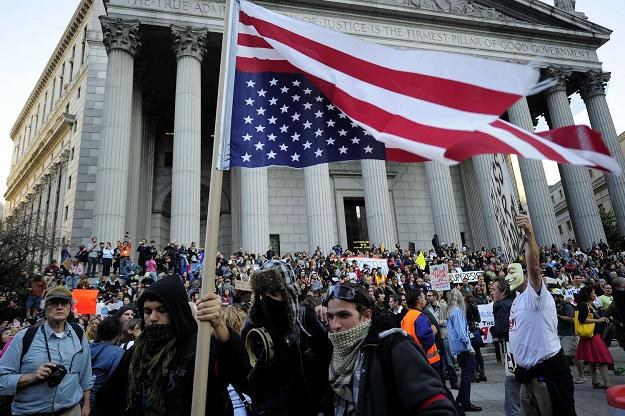 Wysokie bezrobocie jest jedną z przyczyn akcji "Occupy Wall Street" /AFP