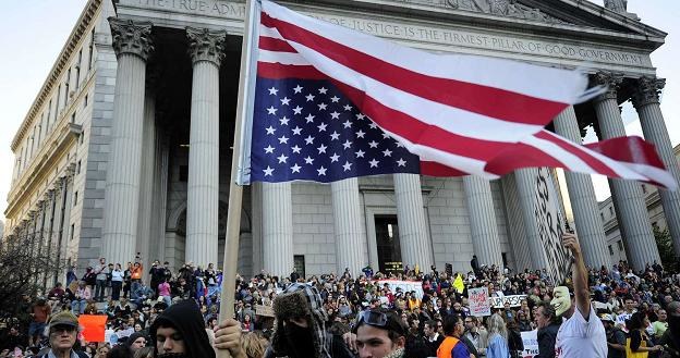 Wysokie bezrobocie jest jedną z przyczyn akcji "Occupy Wall Street" /AFP