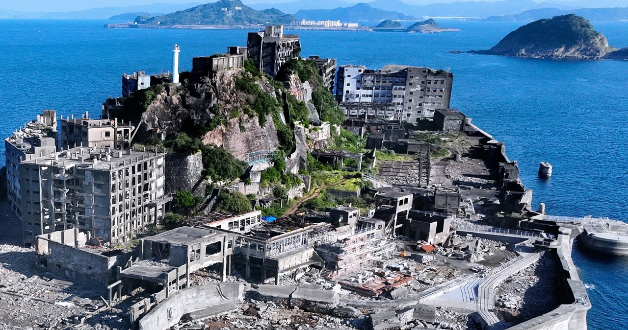 Wyspa Hashima /Kohei Choji / Yomiuri / The Yomiuri Shimbun /AFP