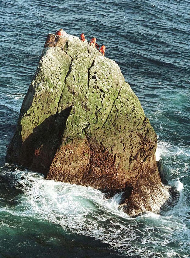 Wyspa Rockall (zdjęcie archiwalne) /Greenpeace /PAP/EPA