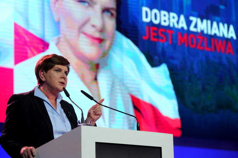 Wystąpienie programowe wiceprezes PiS i kandydatki /Andrzej Grygiel /PAP