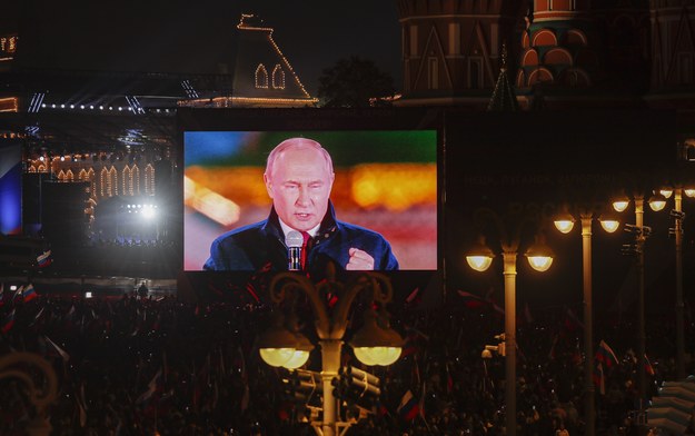 Wystąpienie Putina na Placu Czerwonym /YURI KOCHETKOV /PAP/EPA