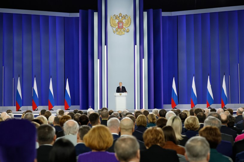 Wystąpienie Władimira Putina /AFP