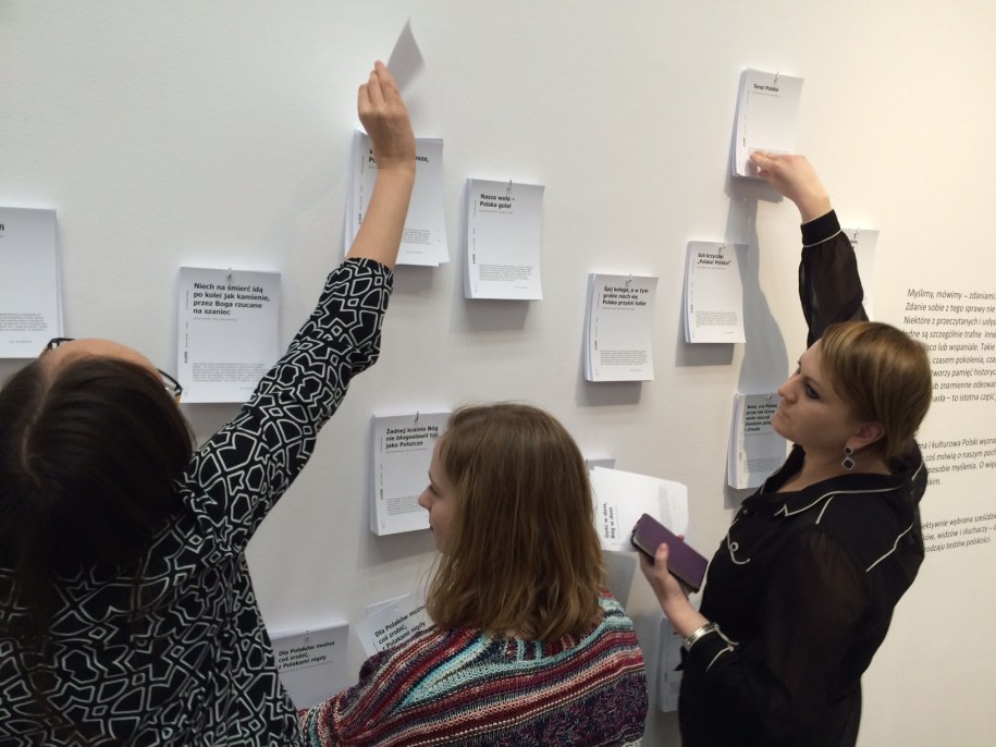 Wystawa "60 zdań polskich" w Poznaniu /Adam Górczewski /RMF FM