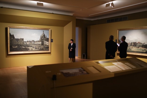 Wystawa "Bernardo Bellotto. W 300. rocznicę urodzin malarza" /Albert Zawada /PAP