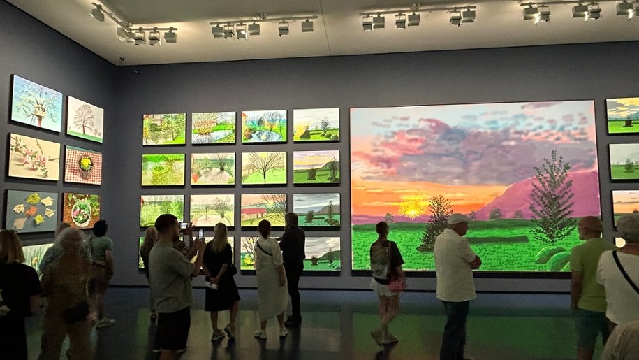 Wystawa Davida Hockneya w Paryżu /Marek Gładysz /RMF FM