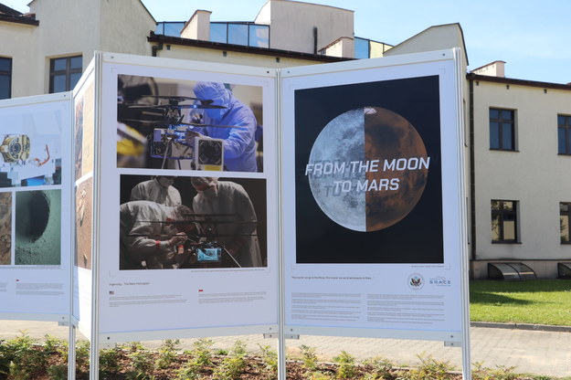 Wystawa NASA podczas European Rover Challenge 2021 /Józef Polewka, RMF FM /RMF FM
